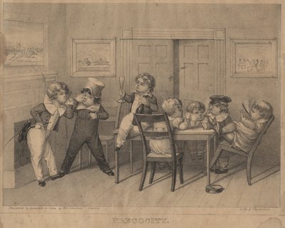 Précocité, 1827 - David Claypoole Johnston